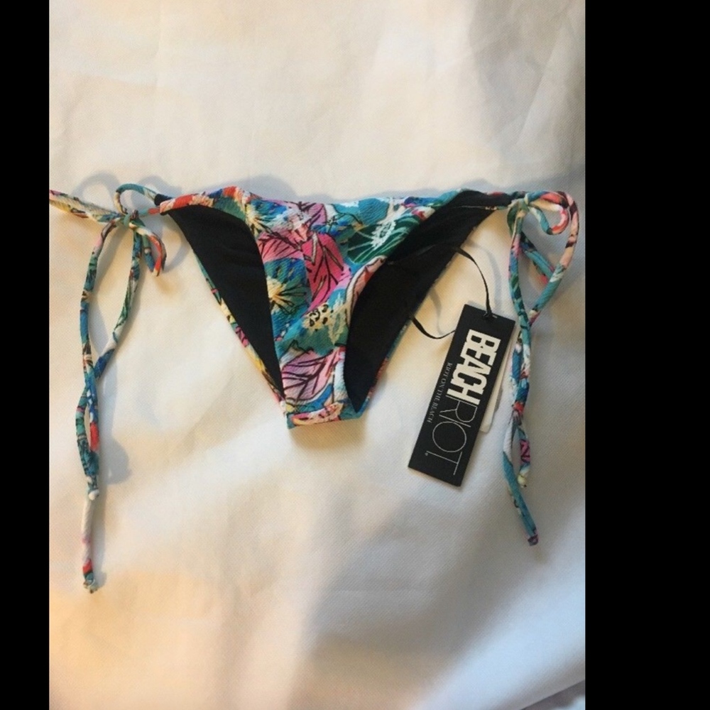 NWT!‎ Beach Riot Mojito Tie Side Bottoms [Small] - Picture 3 of 7